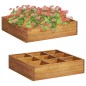 vidaXL Arriate de especias madera maciza de acacia 60x60x15 cm vidaXL Arriate de especias madera maciza de acacia 60x60x15 cm