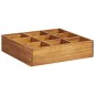 vidaXL Arriate de especias madera maciza de acacia 60x60x15 cm vidaXL Arriate de especias madera maciza de acacia 60x60x15 cm