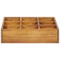 vidaXL Arriate de especias madera maciza de acacia 60x60x15 cm vidaXL Arriate de especias madera maciza de acacia 60x60x15 cm