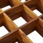vidaXL Arriate de especias madera maciza de acacia 60x60x15 cm vidaXL Arriate de especias madera maciza de acacia 60x60x15 cm