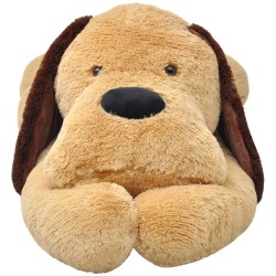 vidaXL Perro de peluche marrón 160 cm