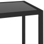 vidaXL Estantería transparente vidrio templado y negro 100x36x168 cm vidaXL Estantería transparente vidrio templado y negro 100x36x168 cm