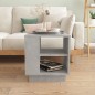 vidaXL Mesa de centro madera contrachapada gris hormigón 40x40x43 cm vidaXL Mesa de centro madera contrachapada gris hormigón 40x40x43 cm