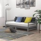 vidaXL Sofá cama extraíble madera maciza de pino gris 2x(90x200) cm vidaXL Sofá cama extraíble madera maciza de pino gris 2x(90x200) cm