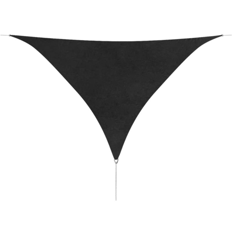 vidaXL Toldo de vela triangular tela Oxford gris antracita 5x5x5 m vidaXL Toldo de vela triangular tela Oxford gris antracita 5x5x5 m