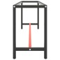 vidaXL Estructura banco de trabajo metal negro y rojo mate 210x50x79cm vidaXL Estructura banco de trabajo metal negro y rojo mate 210x50x79cm