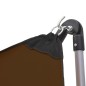 vidaXL Hamaca con soporte plegable marrón vidaXL Hamaca con soporte plegable marrón