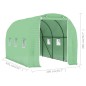 vidaXL Invernadero 6,86 m² 3,43x2x2 m vidaXL Invernadero 6,86 m² 3,43x2x2 m