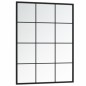 vidaXL Espejo de pared metal negro 80x60 cm vidaXL Espejo de pared metal negro 80x60 cm