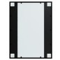 vidaXL Espejo de pared metal negro 80x60 cm vidaXL Espejo de pared metal negro 80x60 cm