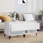 vidaXL Mesitas de noche 2 uds madera contrachapada blanco 50x46x50 cm vidaXL Mesitas de noche 2 uds madera contrachapada blanco 50x46x50 cm