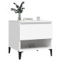 vidaXL Mesitas de noche 2 uds madera contrachapada blanco 50x46x50 cm vidaXL Mesitas de noche 2 uds madera contrachapada blanco 50x46x50 cm