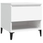 vidaXL Mesitas de noche 2 uds madera contrachapada blanco 50x46x50 cm vidaXL Mesitas de noche 2 uds madera contrachapada blanco 50x46x50 cm