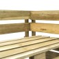 vidaXL Banco esquinero de palés para jardín madera vidaXL Banco esquinero de palés para jardín madera