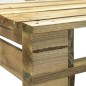 vidaXL Banco esquinero de palés para jardín madera vidaXL Banco esquinero de palés para jardín madera