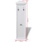 vidaXL Percheros 2 unidades blancos vidaXL Percheros 2 unidades blancos