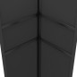 vidaXL Cenador con doble techo gris antracita 3x3 m