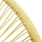 vidaXL Silla redonda Acapulco ratán sintético beige vidaXL Silla redonda Acapulco ratán sintético beige
