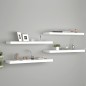 vidaXL Estantes flotantes de pared 4 uds MDF blanco 80x23,5x3,8 cm vidaXL Estantes flotantes de pared 4 uds MDF blanco 80x23,5x3,8 cm