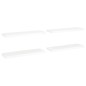 vidaXL Estantes flotantes de pared 4 uds MDF blanco 80x23,5x3,8 cm vidaXL Estantes flotantes de pared 4 uds MDF blanco 80x23,5x3,8 cm
