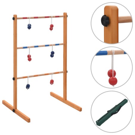 vidaXL Juego Golf Spin Ladder de madera