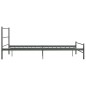 vidaXL Estructura de cama de metal gris 160x200 cm vidaXL Estructura de cama de metal gris 160x200 cm