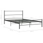 vidaXL Estructura de cama de metal gris 160x200 cm vidaXL Estructura de cama de metal gris 160x200 cm