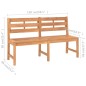 vidaXL Banco de jardín de madera maciza de teca 150 cm vidaXL Banco de jardín de madera maciza de teca 150 cm