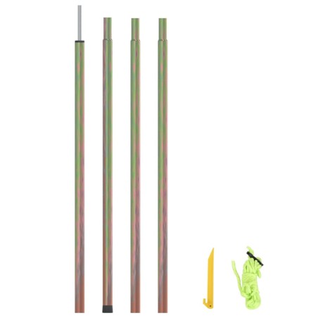 vidaXL Poste de toldo de vela de acero galvanizado 250 cm