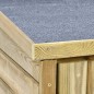 vidaXL Caseta herramientas jardín madera pino impregnada 163x50x171 cm vidaXL Caseta herramientas jardín madera pino impregnada 163x50x171 cm