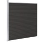 vidaXL Panel de valla WPC negro 175x186 cm vidaXL Panel de valla WPC negro 175x186 cm