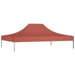 vidaXL Techo de carpa para celebraciones color terracota 4x3m 270g/m²