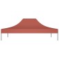 vidaXL Techo de carpa para celebraciones color terracota 4x3m 270g/m² vidaXL Techo de carpa para celebraciones color terracota 4x3m 270g/m²