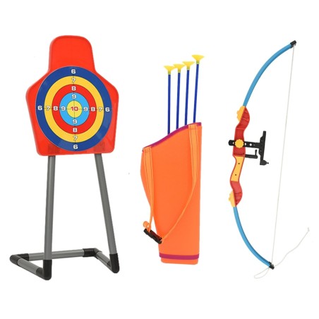 vidaXL Juego de tiro con arco de arco y flecha para niños con diana