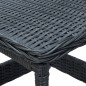 vidaXL Mesa de jardín ratán sintético gris oscuro 45x45x46,5 cm vidaXL Mesa de jardín ratán sintético gris oscuro 45x45x46,5 cm