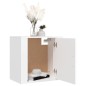 vidaXL Mesitas de noche de pared 2 uds blanco 50x30x47 cm vidaXL Mesitas de noche de pared 2 uds blanco 50x30x47 cm