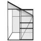 vidaXL Invernadero de aluminio gris antracita 6,23 m³ vidaXL Invernadero de aluminio gris antracita 6,23 m³