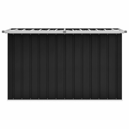vidaXL Caja de almacenaje para jardín gris antracita 149x99x93 cm