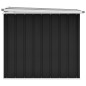 vidaXL Caja de almacenaje para jardín gris antracita 149x99x93 cm