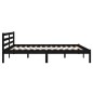 vidaXL Estructura de cama madera maciza de pino negro 160x200 cm vidaXL Estructura de cama madera maciza de pino negro 160x200 cm