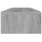 vidaXL Soporte de monitor madera contrachapada gris Sonoma 100x24x13cm vidaXL Soporte de monitor madera contrachapada gris Sonoma 100x24x13cm