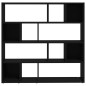 vidaXL Estantería de libros/divisor de espacios negro 105x24x102 cm vidaXL Estantería de libros/divisor de espacios negro 105x24x102 cm