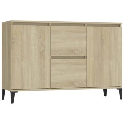 vidaXL Aparador madera contrachapada color roble Sonoma 104x35x70 cm