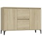 vidaXL Aparador madera contrachapada color roble Sonoma 104x35x70 cm