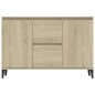 vidaXL Aparador madera contrachapada color roble Sonoma 104x35x70 cm