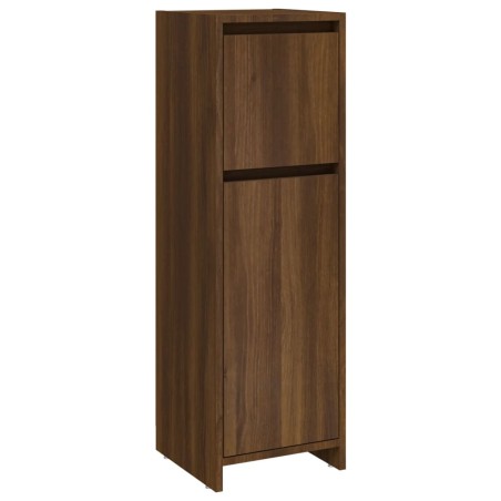 vidaXL Armario de baño madera contrachapada roble marrón 30x30x95 cm