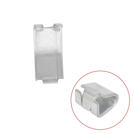 vidaXL Clips de cola milano concertinas 500 uds acero galvanizado