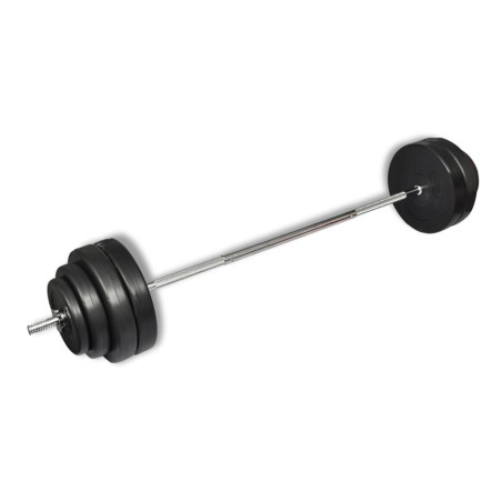 vidaXL Mancuerna con pesas 60 kg           