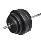 vidaXL Mancuerna con pesas 60 kg vidaXL Mancuerna con pesas 60 kg