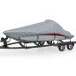 vidaXL Funda para barcos gris 530x279 cm